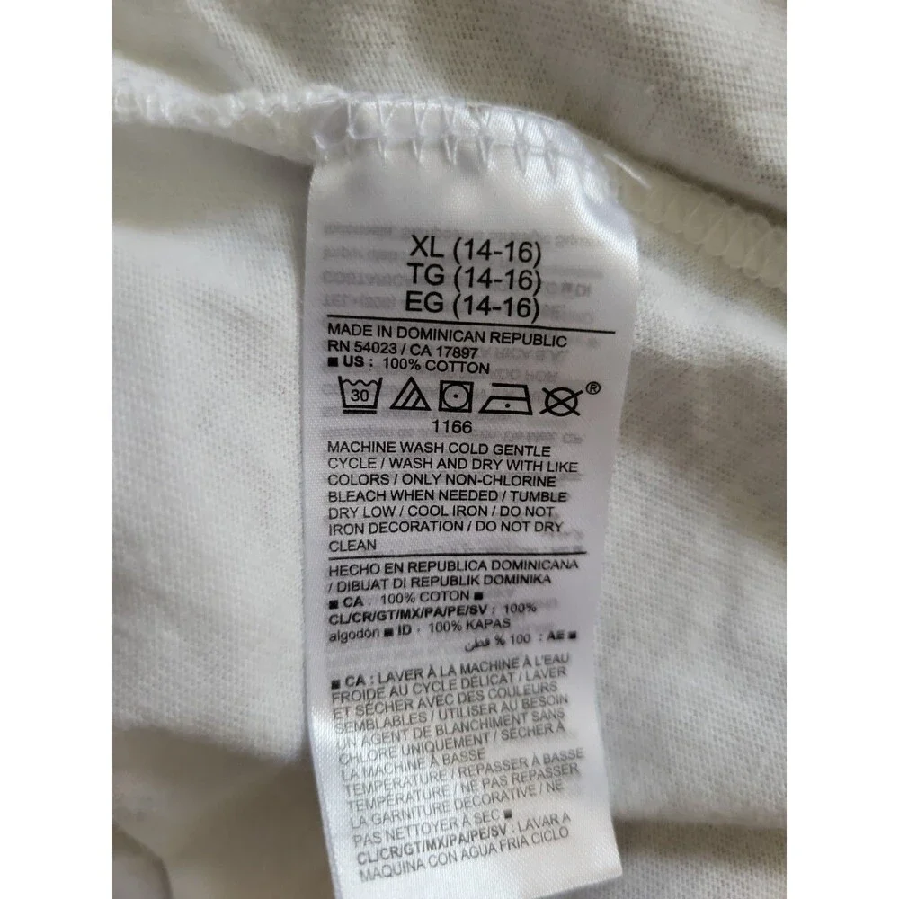 Old Navy Girls Youth Sz 14-16 Sleeveless T-Shirt Casual Pull Over Cotton Stretch
